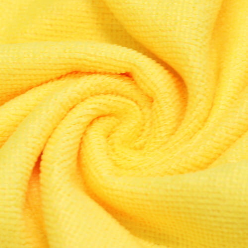 Tecido Atoalhado Felpudo Tropical Liso - Amarelo Ype - 100% Poliéster - Largura 1,45m