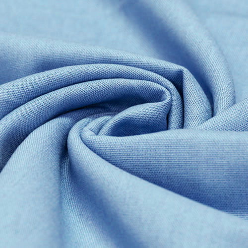 Tecido Linho Com Viscose Liso - Azul Seco - 55% Linho 45% Viscose - Largura 1,35m