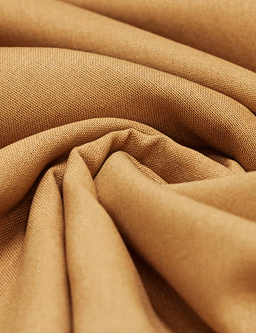 Tecido Linho Com Viscose Liso Premium - Camel - 28% Linho 68% Viscose 4% Fibras Diversas - Largura 1,35m 