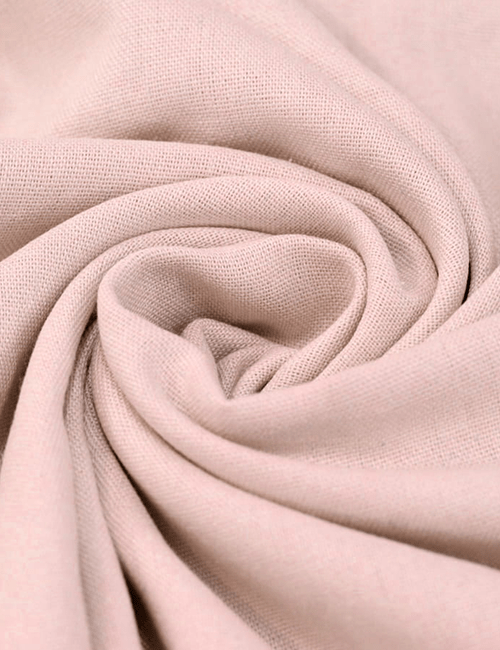 Tecido Linho Com Viscose Liso Premium - Nude - 28% Linho 68% Viscose 4% Fibras Diversas - Largura 1,35m 