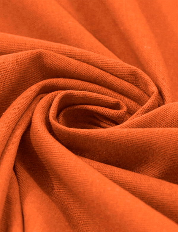 Tecido Linho Com Viscose Liso Rayon - Spiced Coral - 45% Linho 55% Viscose - Largura 1,35m