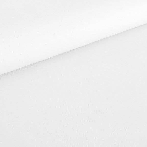 Tecido Percal 180 Fios Liso - Branco - 100% Algodão - Largura 2,50m