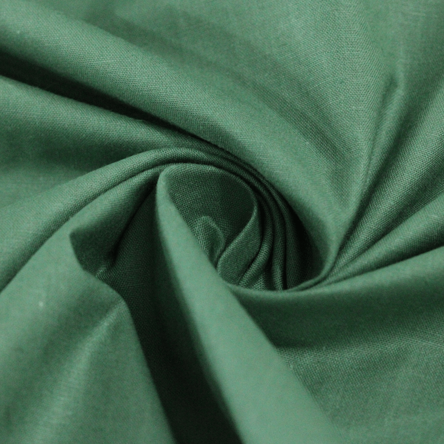 Tecido Percal 230 Fios Liso - Verde Esmeralda - 100% Algodão - Largura 2,55m