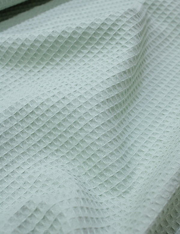 Tecido Favo Portugal - Verde Menta - 100% Algodão - Largura 1,63m