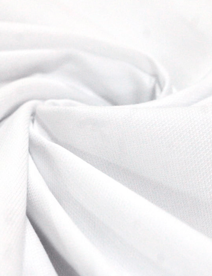 Tecido Fustão Canelado - Branco - 100% Algodão - Largura 1,40m