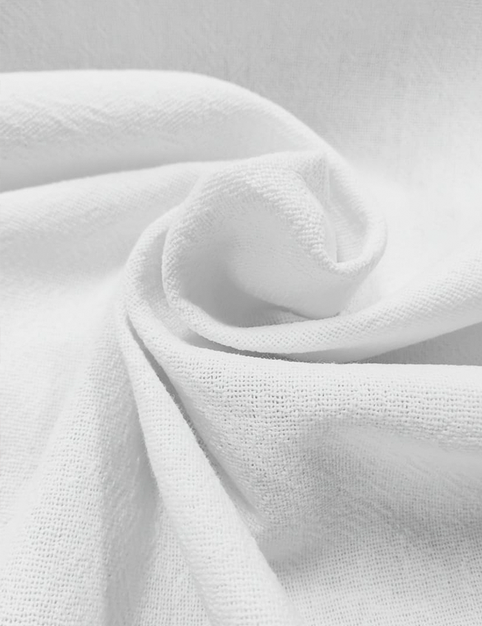 Tecido Sacaria Para Pano de Prato - Branco - 100% Algodão - Largura 69cm