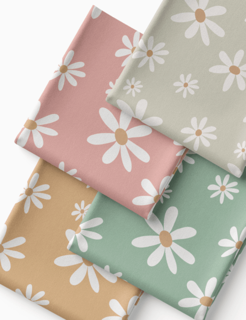 Kit Amarradinho de Tricoline - Kit 119 (4 Cortes de 45 a 50 cm x 70 cm) - Tricoline 100% Algodão