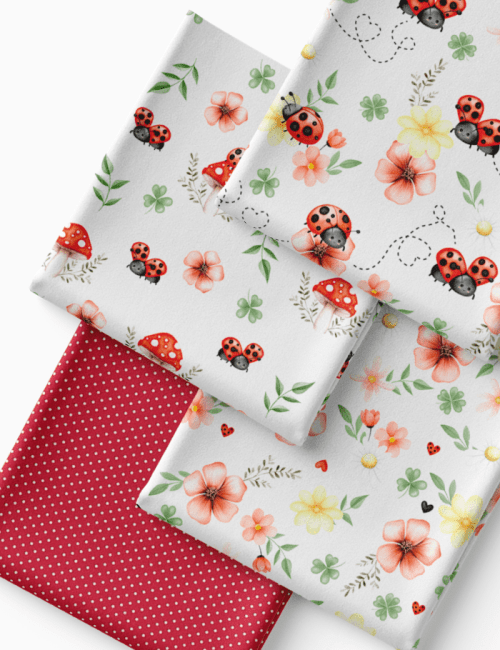 Kit Amarradinho de Tricoline - Kit 125 (4 Cortes de 45 a 50 cm x 70 cm) - Tricoline 100% Algodão