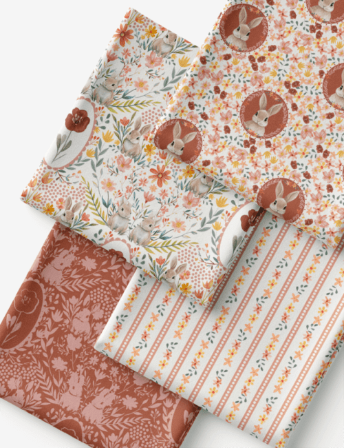 Kit Amarradinho de Tricoline - Kit 31 (4 Cortes de 45 a 50 cm x 70 cm) - Tricoline 100% Algodão