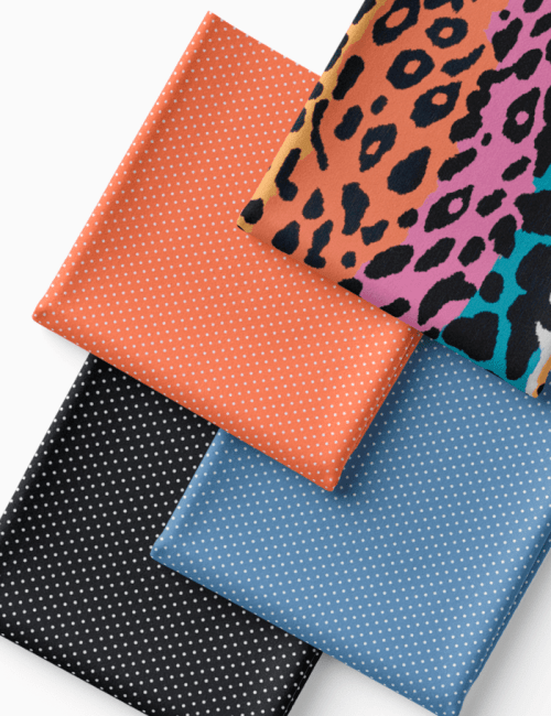 Kit Amarradinho de Tricoline - Kit 57 (4 Cortes de 45 a 50 cm x 70 cm) - Tricoline 100% Algodão