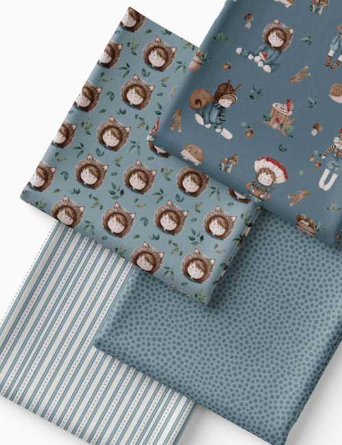 Kit Amarradinho de Tricoline - Kit 80  (4 Cortes de 45 a 50 cm x 70 cm) - Tricoline 100% Algodão