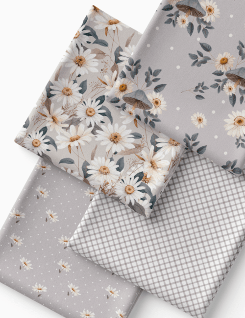 Kit Amarradinho de Tricoline - Kit 81  (4 Cortes de 45 a 50 cm x 70 cm) - Tricoline 100% Algodão