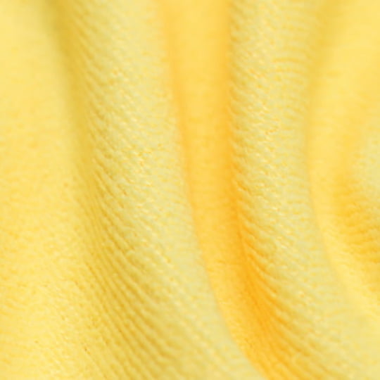 Tecido Atoalhado Felpudo Tropical Liso - Amarelo Ype - 100% Poliéster - Largura 1,45m