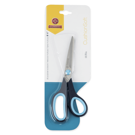 Tesoura Multiuso Cushion Soft 1860M-8 1/2" Mundial