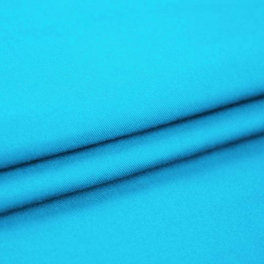Tecido Brim - Azul Piscina - 100% algodão - Largura 1,60m