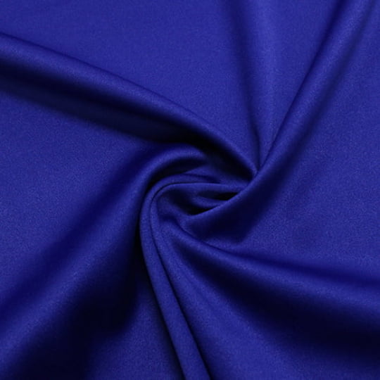 Tecido Prada Gabardine com Elastano - Azul Bic - 97% Poliéster 3% Elastano - Largura: 1,50m