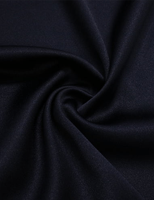 Tecido Prada Gabardine com Elastano - Azul Navy - 97% Poliéster 3% Elastano - Largura: 1,50m