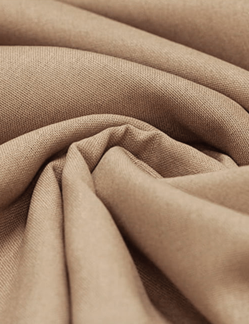 Tecido Linho Com Viscose Liso Premium - Caramelo - 28% Linho 68% Viscose 4% Fibras Diversas - Largura 1,35m