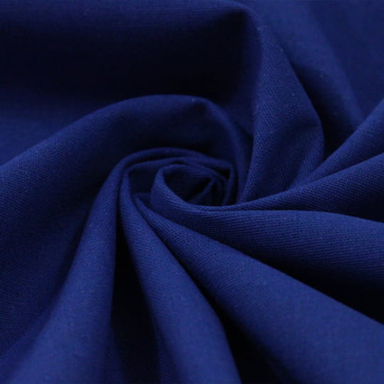 Tecido Linho Com Viscose Liso Rayon - Princess Blue - 45% Linho 55% Viscose - Largura 1,35m