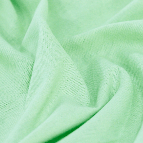 Tecido Linho Com Viscose Liso Rayon - Brilho Verde - 45% Linho 55% Viscose - Largura 1,35m