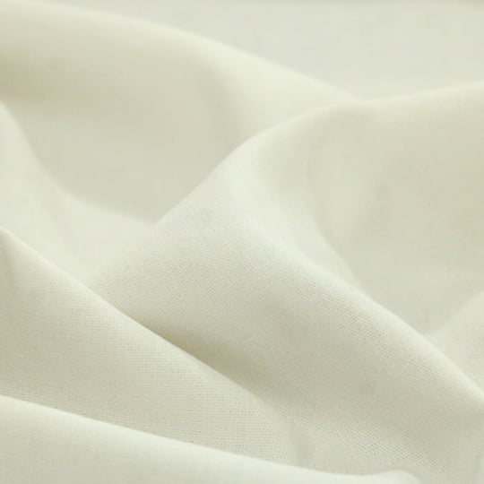Tecido Linho Com Viscose Liso Rayon - Off White - 45% Linho 55% Viscose - Largura 1,35m