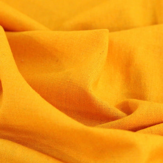 Tecido Linho Com Viscose Liso Rayon - Radiant Yellow - 45% Linho 55% Viscose - Largura 1,35m