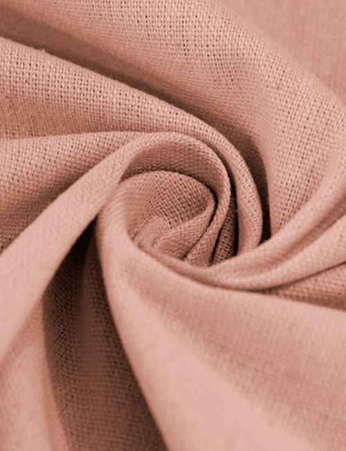 Tecido Linho Com Viscose Liso Rayon - Tea Rose - 45% Linho 55% Viscose - Largura 1,35m