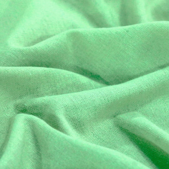 Tecido Linho Com Viscose Liso Rayon - Verde Kelly - 45% Linho 55% Viscose - Largura 1,35m