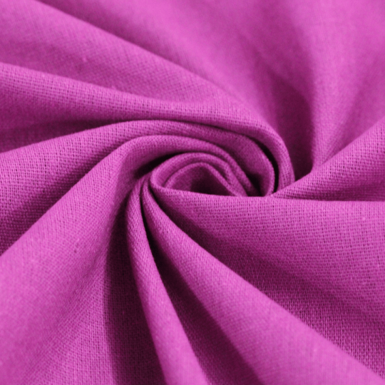 Tecido Linho Com Viscose Liso Rayon - Violet - 45% Linho 55% Viscose - Largura 1,35m