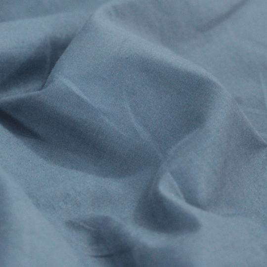 Tecido Percal 230 Fios Liso - Azul Antigo - 100% Algodão - Largura 2,55m