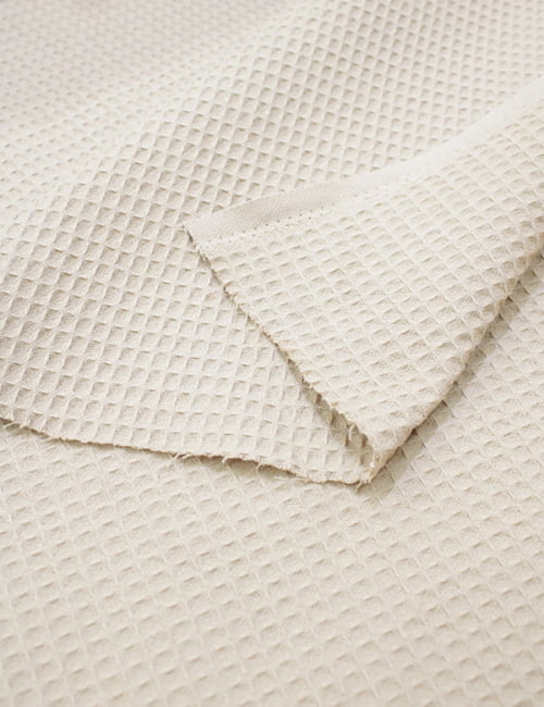 Tecido Favo Portugal - Bege - 100% Algodão - Largura 1,63m