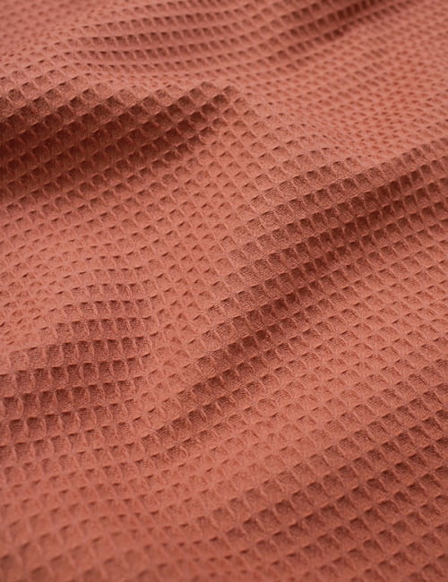 Tecido Favo Portugal - Terracota - 100% Algodão - Largura 1,63m