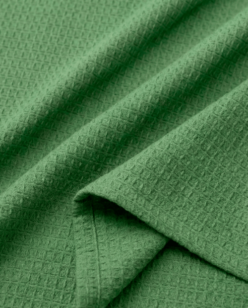 Tecido Favo Portugal - Verde Claro - 100% Algodão - Largura 1,50m