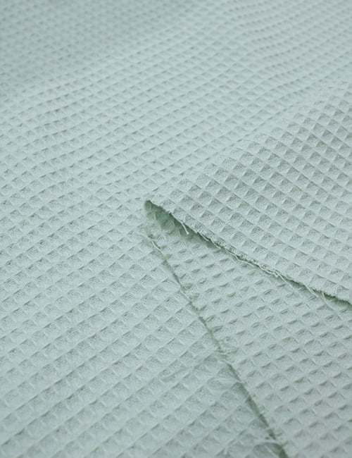 Tecido Favo Portugal - Verde Menta - 100% Algodão - Largura 1,63m