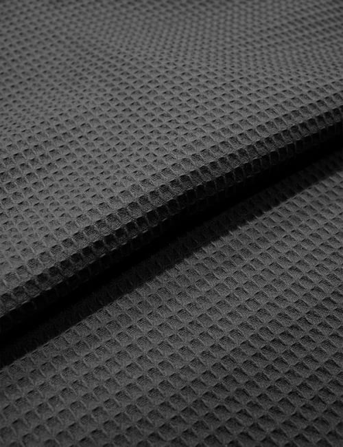 Tecido Favo Portugal - Preto - 100% Algodão - Largura 1,63m