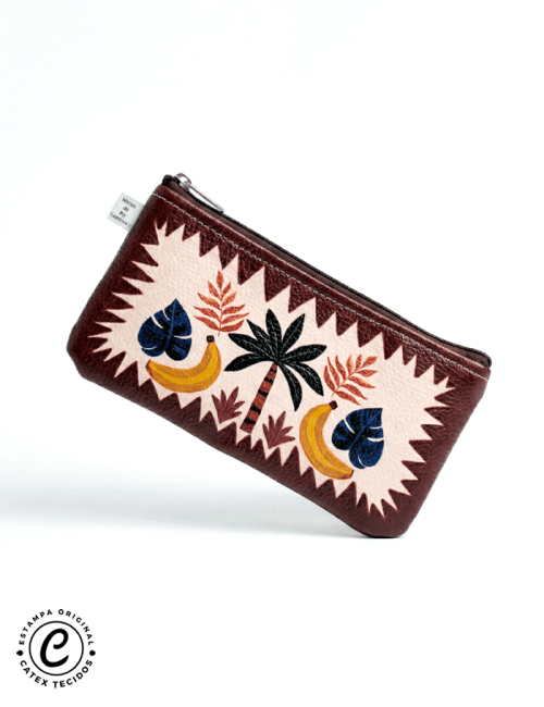 Sintético Doll - Painel Bolsinha/Necessaire Slim - Tropicália