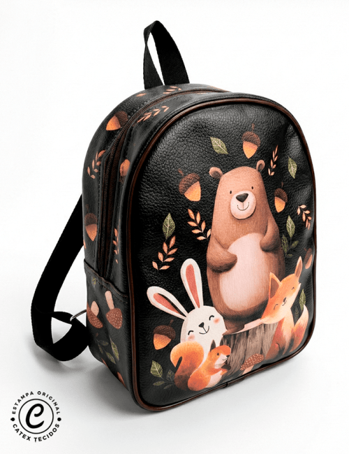 Sintético Doll - Painel Mochilinha Tour - Bosque