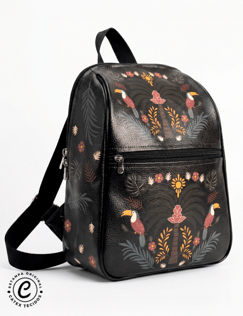 Sintético Doll - Painel Mochila Domo - Tropical Chic