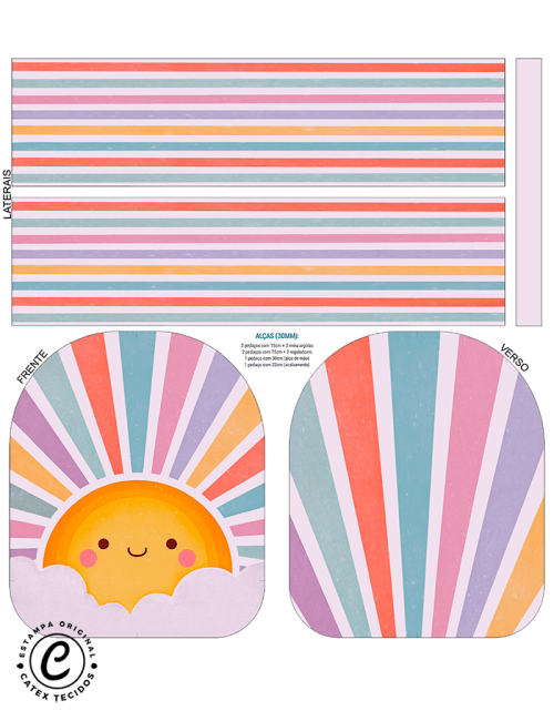 Sintético Doll - Painel Mini Mochila Dot - Solê 