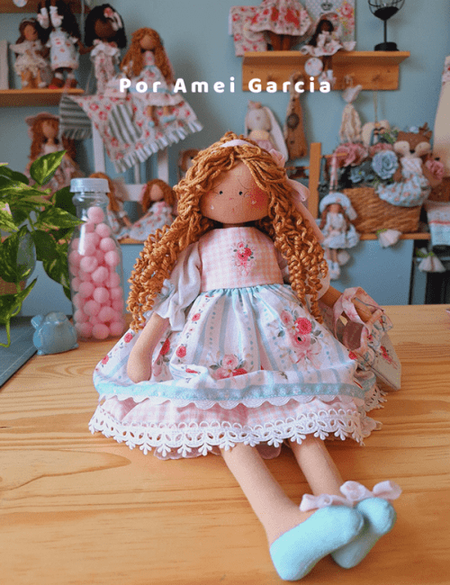 Tecido Tricoline Especial Coleção Alegria por Amei Garcia - Barrado Alegria - 100% Algodão - Largura 1,50m