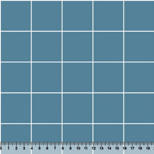 Tecido Tricoline Coleção Composê Ideal Niágara - Grid Square - Listra Branca - 100% Algodão - Largura 1,50m