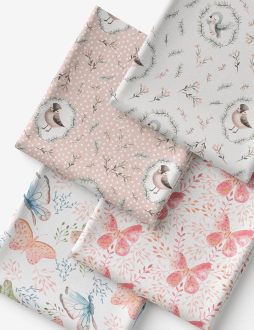 Kit Amarradinho de Tricoline - Kit 18 (4 Cortes de 45 a 50 cm x 70 cm) - Tricoline 100% Algodão