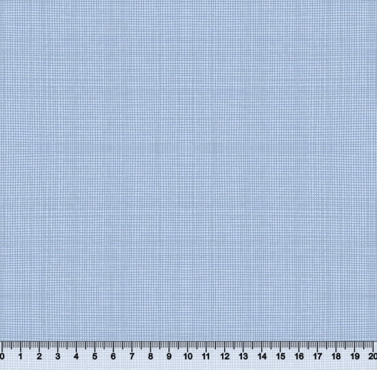 Tecido Tricoline Coleção Composê Ideal Azul Claro - Riscadinho - 100% Algodão - Largura 1,50m