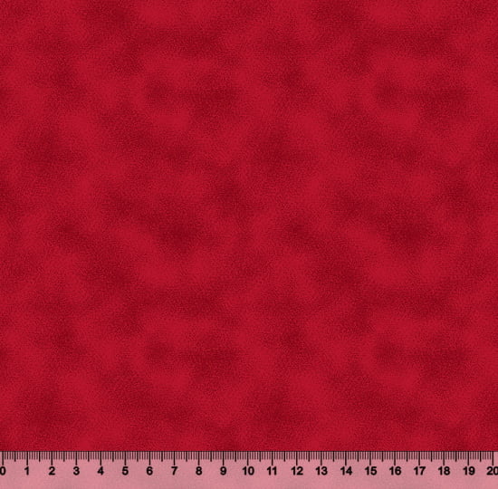 Tecido Tricoline Coleção Composê Ideal Vermelho - Manchado/Poeirinha - 100% Algodão - Largura 1,50m