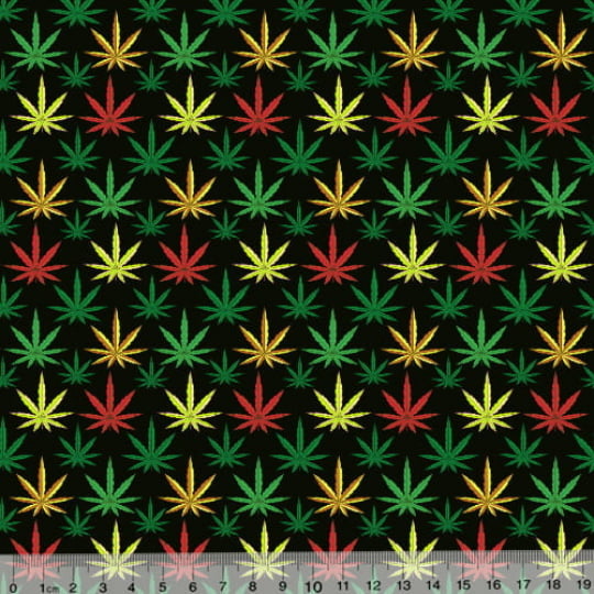 Tecido Tricoline Especial Cannabis Color - 100% Algodão - Largura 1,50m
