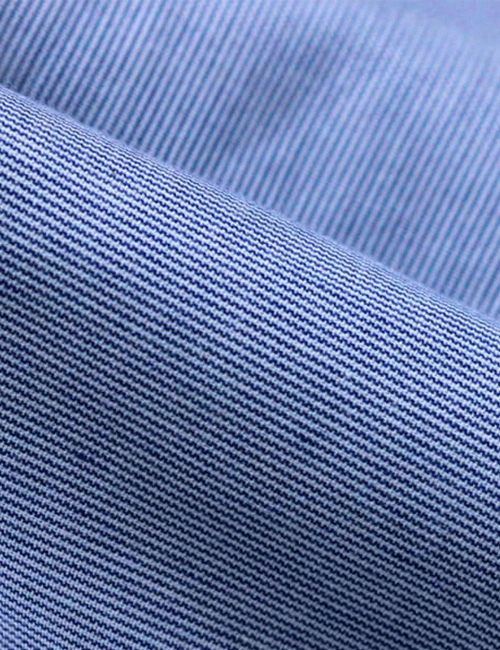 Tecido Tricoline Fio-Tinto Listras PP - Azul Royal - 100% Algodão - Largura 1,50m
