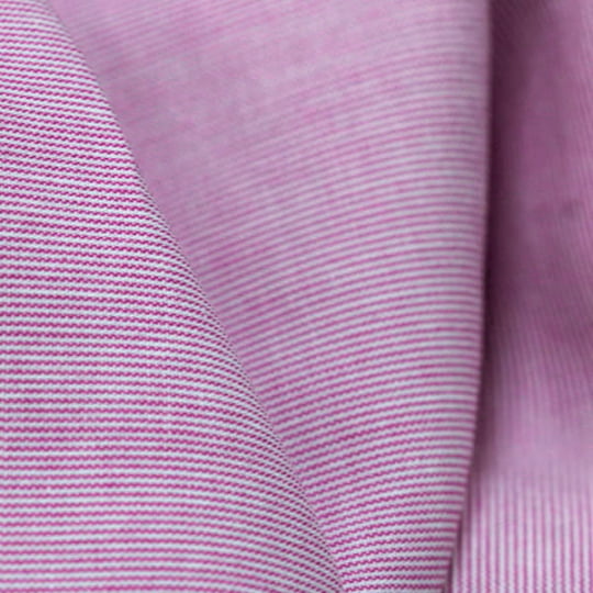 Tecido Tricoline Fio-Tinto Listras PP - Rosa Pink - 100% Algodão - Largura 1,50m