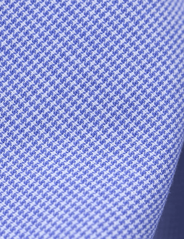 Tecido Tricoline Fio-Tinto Vichy Xadrez PP - Azul Royal - 100% Algodão - Largura 1,50m
