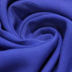 Tecido Viscose Lisa Lual -  Azul Royal - 100% Viscose - Largura 1,45m