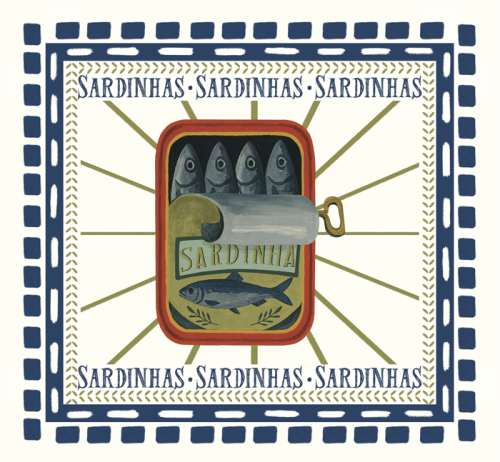 Tecido Viscose para Canga - Sardinhas Blue Marine - 100% Viscose - 1,30m x 1,40m Tecido Viscose para Canga - Sardinhas Blue Marine - 100% Viscose - 1,30m x 1,40m